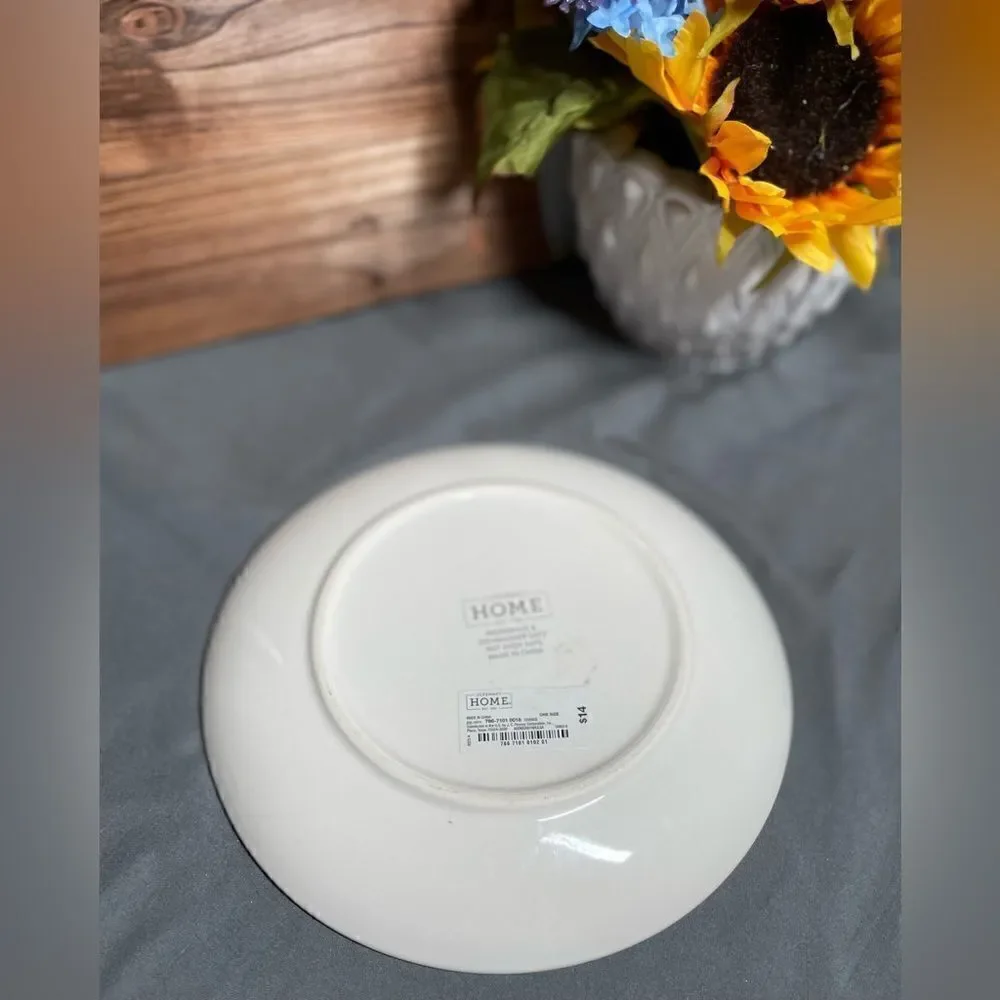 2 NEW! Harvest Pumpkins Salad Plates HOME by JCPenney NWT